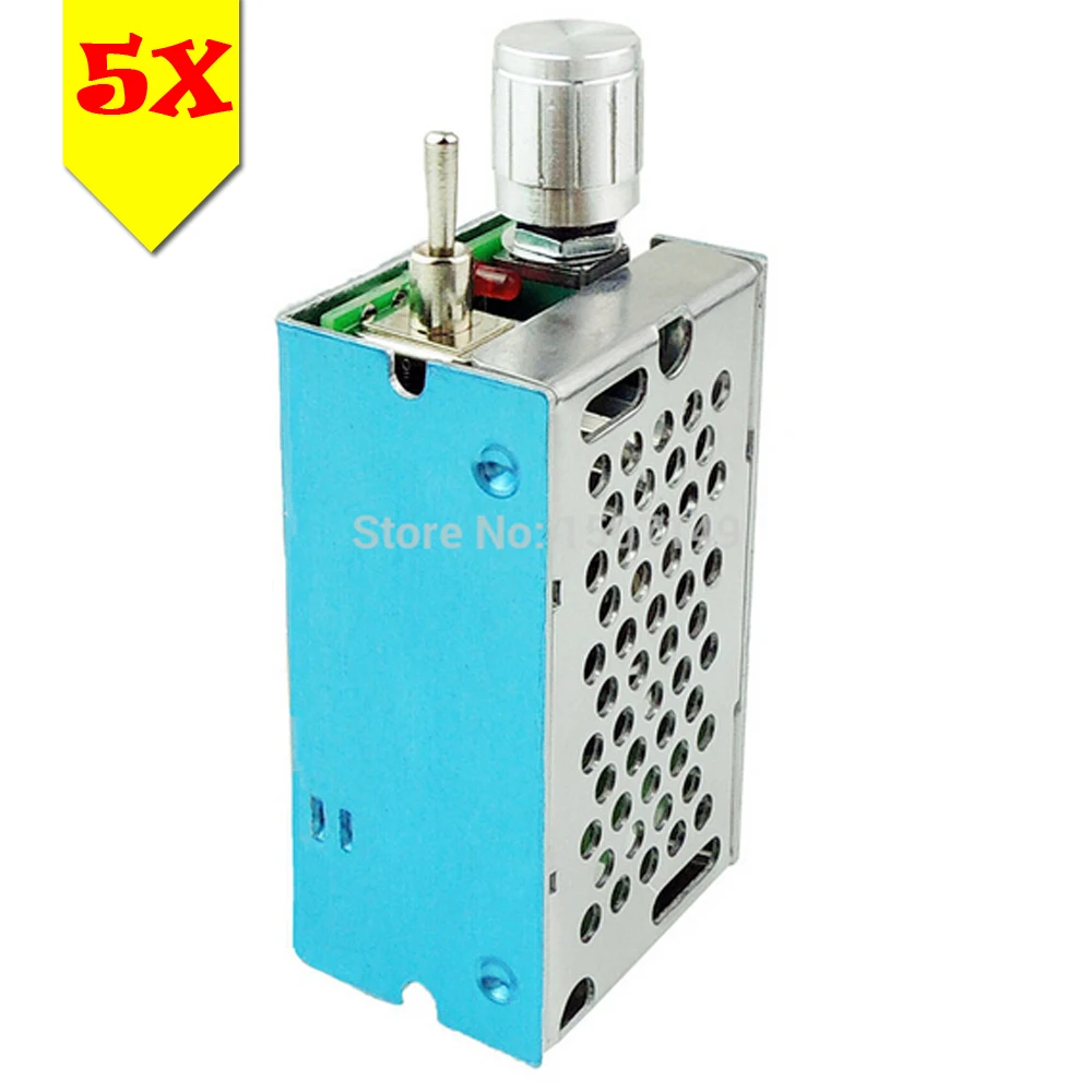 

Ship From USA -5pcs/lot DC Motor Speed Controller Reversible Driver Adjustable Switch PWM 120W 12V-40V(max) 3A HHO Reversing
