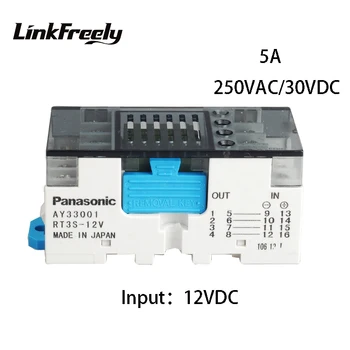 

RT3S-12V High Quality Integrated Micro PCB Relay With Socket Base Input 12V DC Output 250VAC/30VDC 5A Voltage Relay Module Group