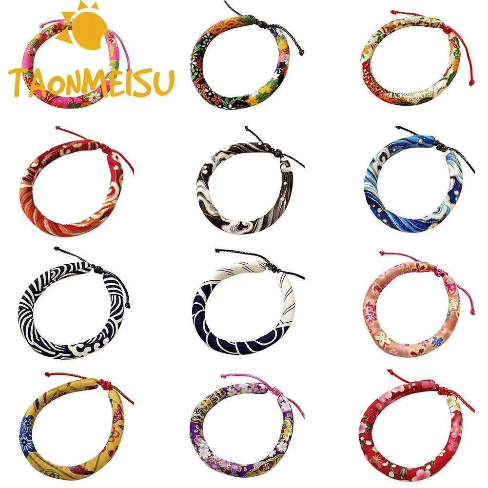 

Wholesale Fashion Style Handmade Pet Cat Dog Collar Adjustable Necklace Small Medium large dog cat Pet puppy Products with bell