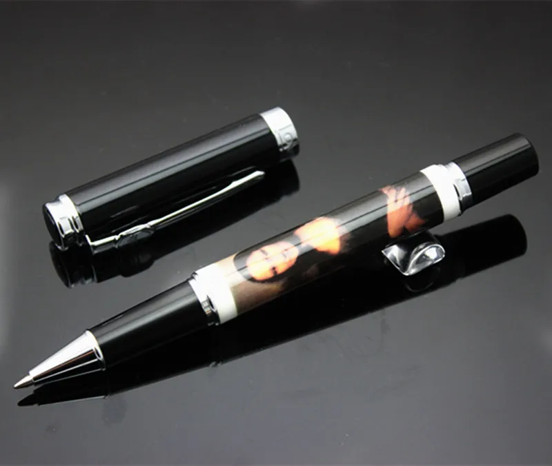 JINHAO 8802 Роскошная металлическая брендовая керамическая Шариковая ручка jinhao, шариковая ручка, деловая ручка для письма, офисные школьные принадлежности - Цвет: S