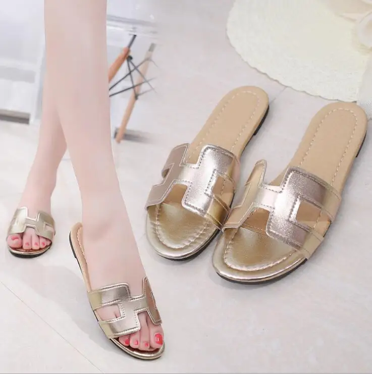 

Lady Flat Sandals Brand Quality Female Shoes Women Gladiator Sandals Shoes Flip Flops Ladies Footwear Size 35-40