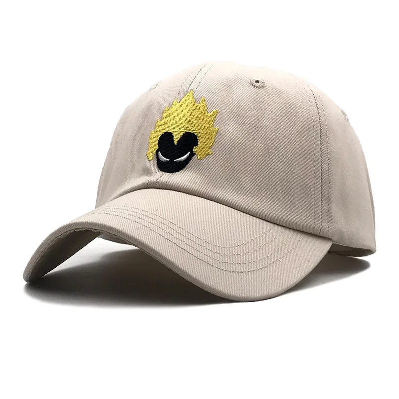 Бренд Dragon Ball новая хлопчатобумажная бейсболка взрыв голова молодежи Письмо печати унисекс Для женщин Для мужчин бейсбольная Кепка Snapback