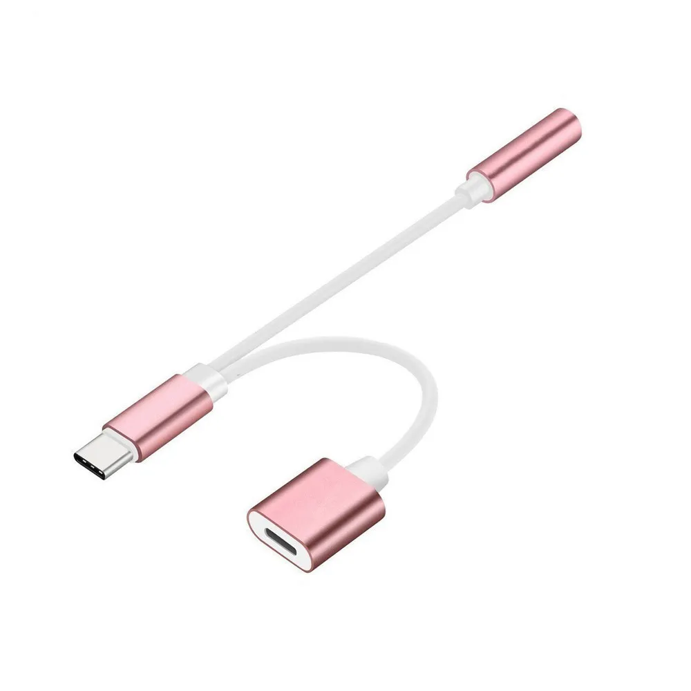 LEORY Usb type C до 3,5 мм Aux аудио кабель Разъем для наушников адаптер 2 в 1 Usb-C Aux для OnePlus 6T для huawei P20 mate 20 10 Pro