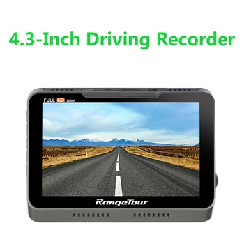 

4.3" LCD Dual Lens 2018 New Full HD 1080P Car Camera DVR 170 Degree Dashboard B90s Plus Dash Cam + Rear Camera Video Recorder