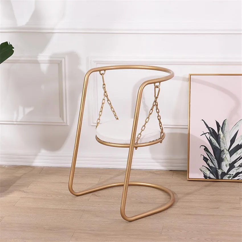  Modern Cafe Chair Nordic Restaurant Leisure Backrest Living Room Bedroom Conference Designer Minima - 32967147026