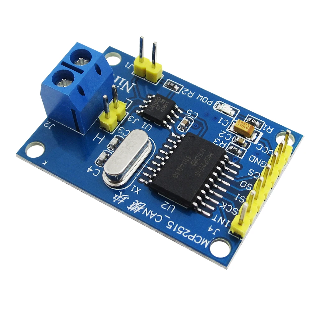 

MCP2515 CAN Bus Module TJA1050 receiver SPI For 51 MCU ARM controller