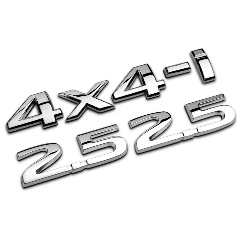 Авто задний 2,5 4X4-i наклейка для Nissan X-trail Tiida Altima Qashqai лист Juke Note T32 T31 муранская наклейка Объем двигателя украшения