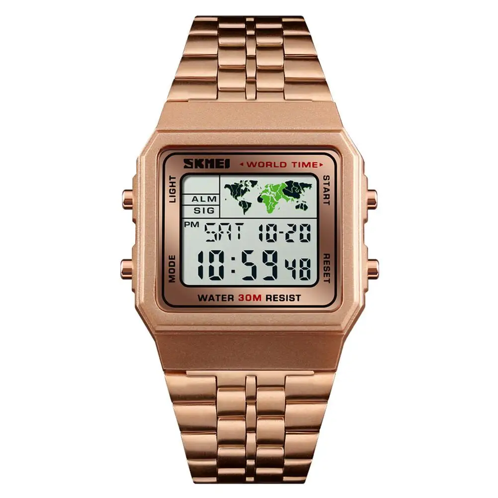 Часы SKMEI Мужские Модные Спортивные кварцевые наручные часы Masculino цифровые часы секундомер обратный отсчет водонепроницаемые спортивные