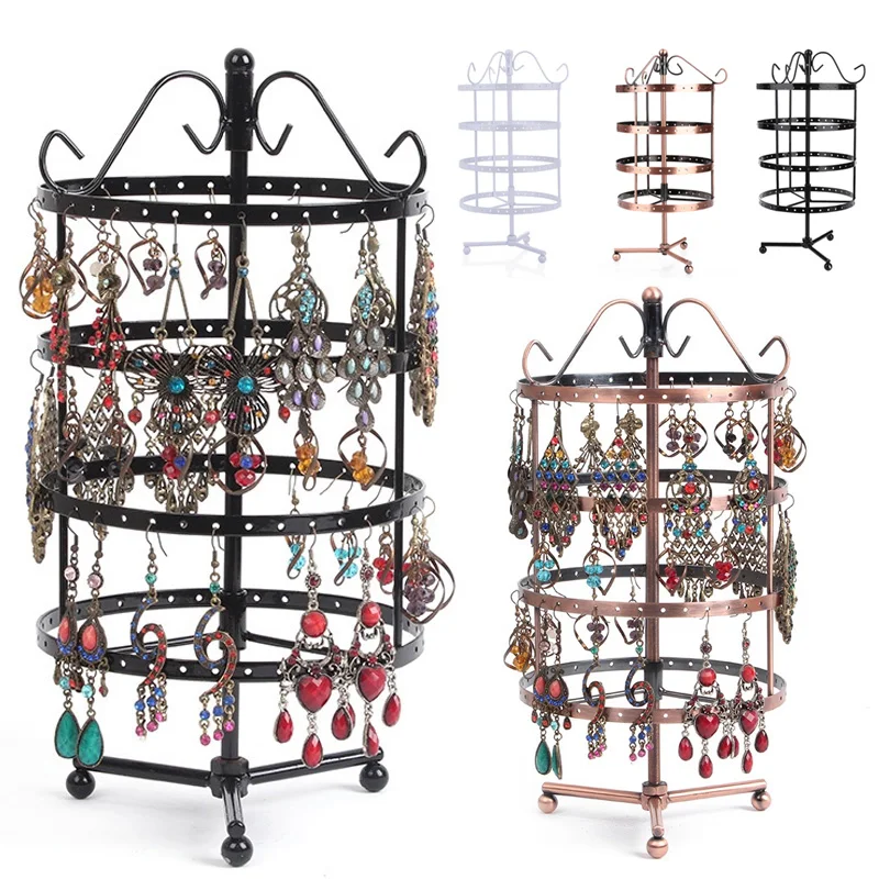 Metal Jewelry Display Stand Rack Sturdy Durable Store Shop Earring Holder for Multifunction Drop Shipping |