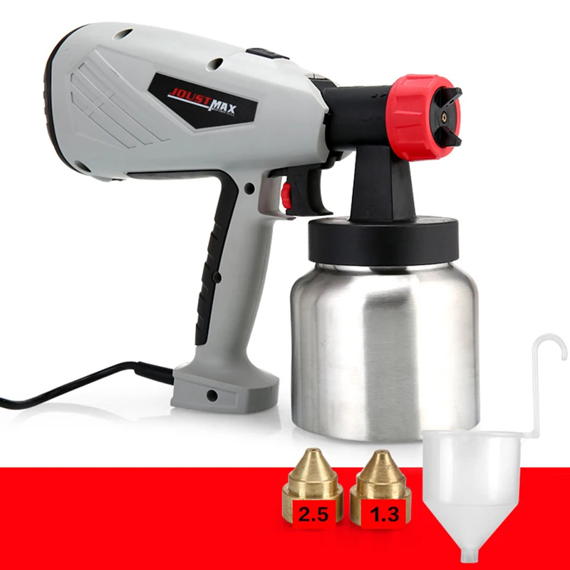 

220V Removable High Pressure Electric Latex paint Spray Gun 1.3MM/2.5MM 800ML Y