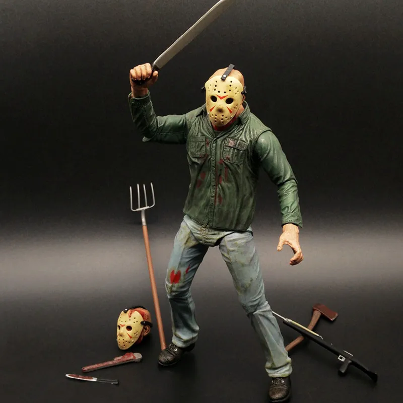 Movie A New Dimension in Terror a Review of Friday The 13TH Part3 3D Freddy Vs Jason Figure Freddy PVC Action Figures (4)