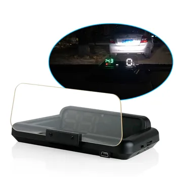 

Original C500 OBD2 Hud Head-Up Display With Mirror Projection Digital Car Speed Projector On-Board Computer Fuel Mileage