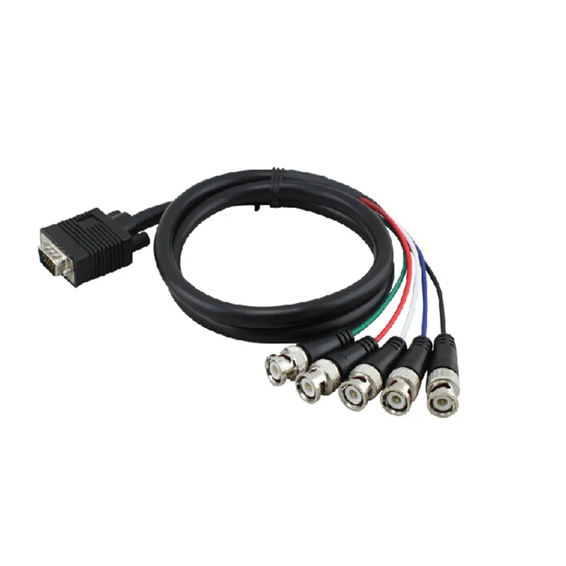 

5M VGA port switch 5 BNC Video Cable VGA to RGBHV