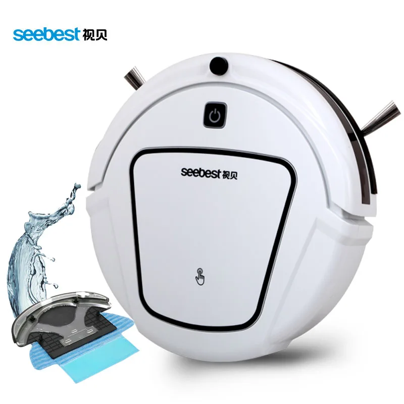 Seebest Original Robot Vacuum Cleaner Seebest D730 for Home Filter Dust Sterilize,Clean Robot Time Schedule,Russia Warehouse