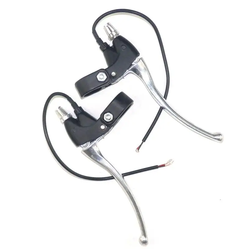 A Pair Universal Electric Scooter Aluminum Brake Switch Lever Power off