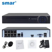 Smar CCTV POE NVR 8CH H.264 видеомагнитофон ONVIF HI3520D Сенсор сети NVR для 720 P 960 P 1080 P IP Камера HDMI VGA видеонаблюдения Системы