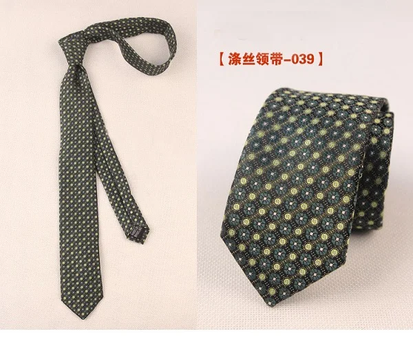 Mantieqingway 6 см узор мужские Галстуки бренд тонкий галстук для мужской свадебный костюм Пейсли галстук в цветочек бизнес Gravatas Cravat - Цвет: 039