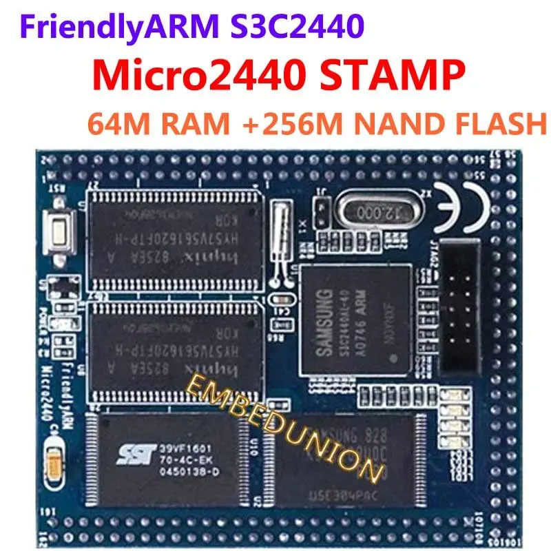 FriendlyARM Stamp Core Module S3C2440 Micro2440 64M Ram 256M Nand Flash Samsung S3C2440 ARM9 support Linux