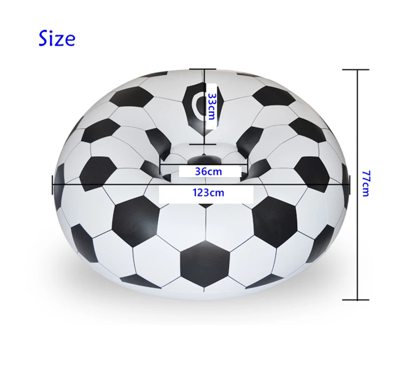 Футбольный надувной диван, футбольный мяч, кресло для отдыха, баскетбольная сумка, шезлонг, надувная мебель из ПВХ для сада, дома, офиса