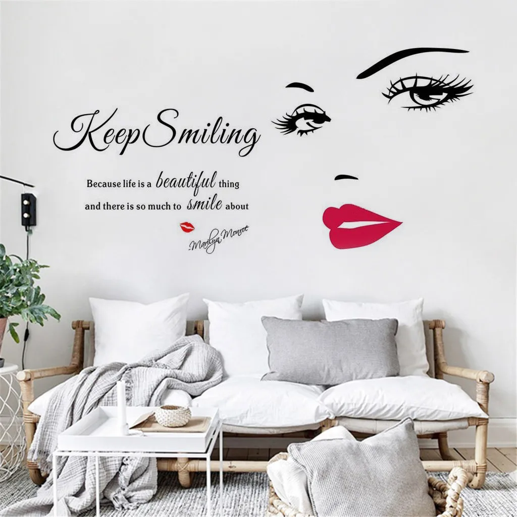 2019 New Modern Details about 2 Pack Home Wall Stickers