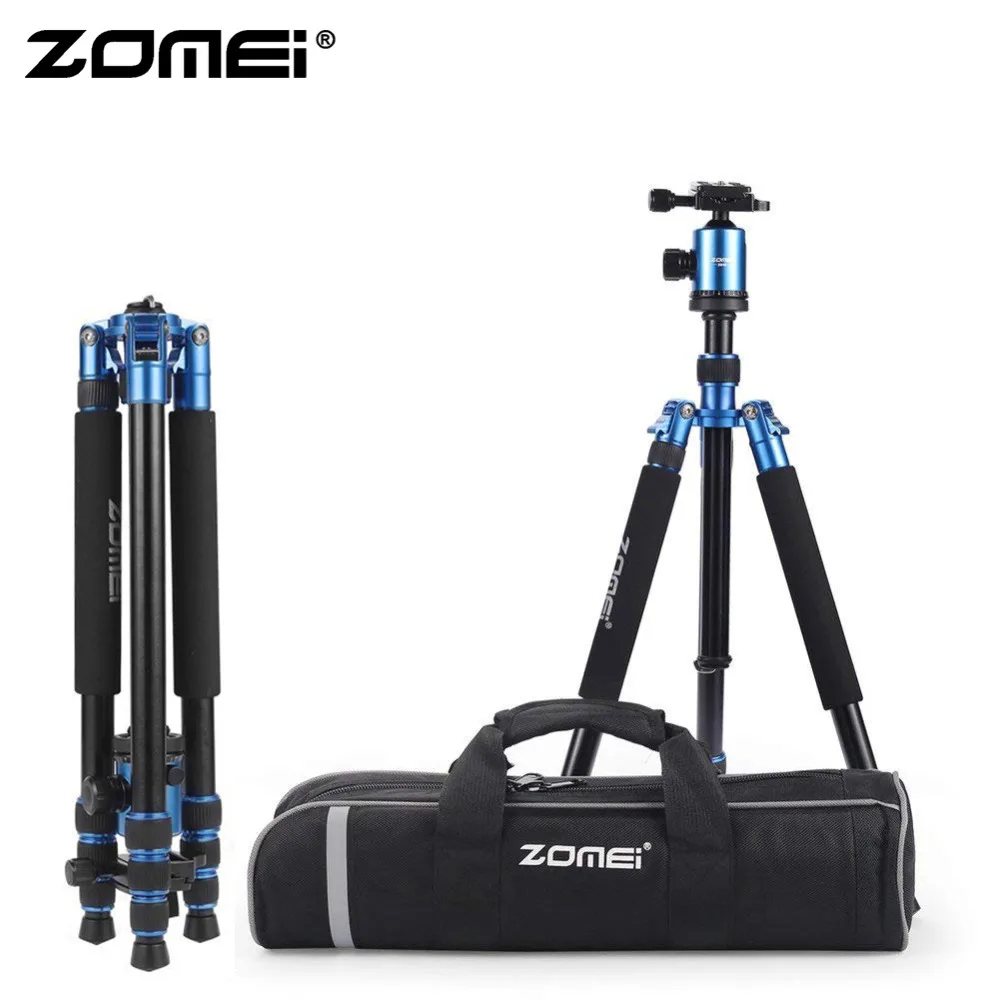 

ZOMEI Z818 Camera Tripod & Monopod Lightweight Travel Tripod with 360 Degree Ball Head and Carry Bag for SLR DSLR Digital Camera