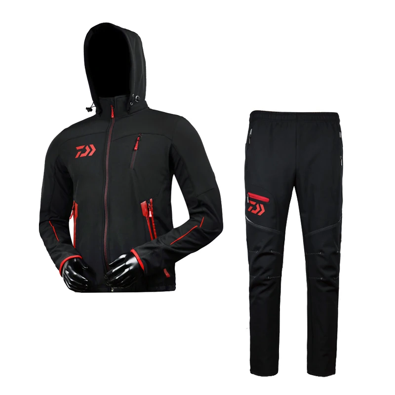 

2017 High Quality Fishing Clothing Sets Men Breathable Outdoor Sportswear Suit Winter Fishing Shirt and Pants FS034