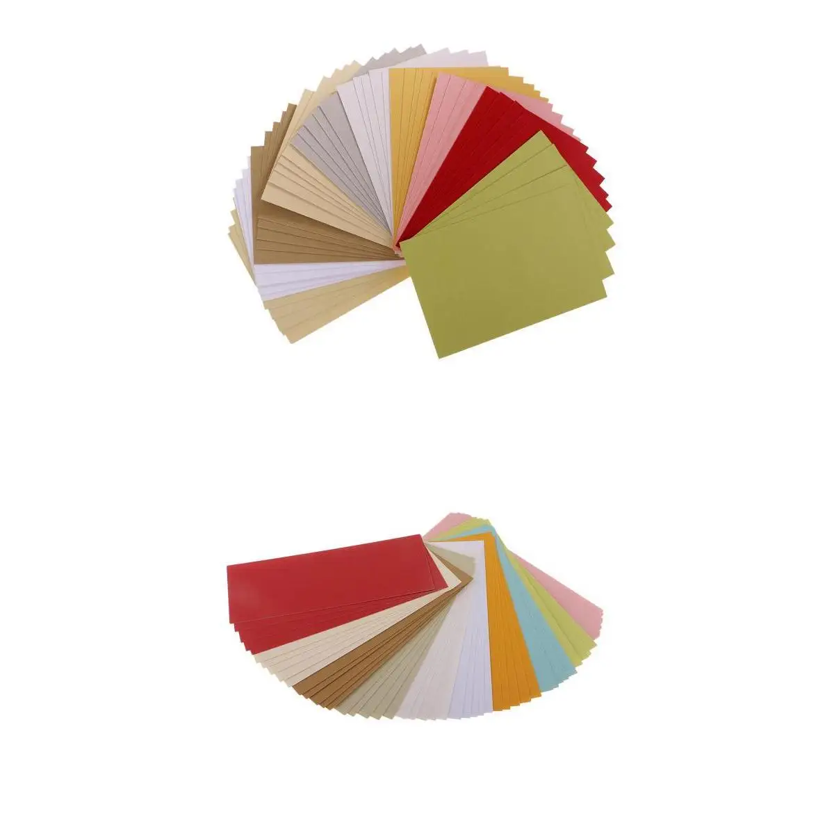 100 Sheets Metallic Paper Shimmer Papers Double Sided Pearlescent Card Stock