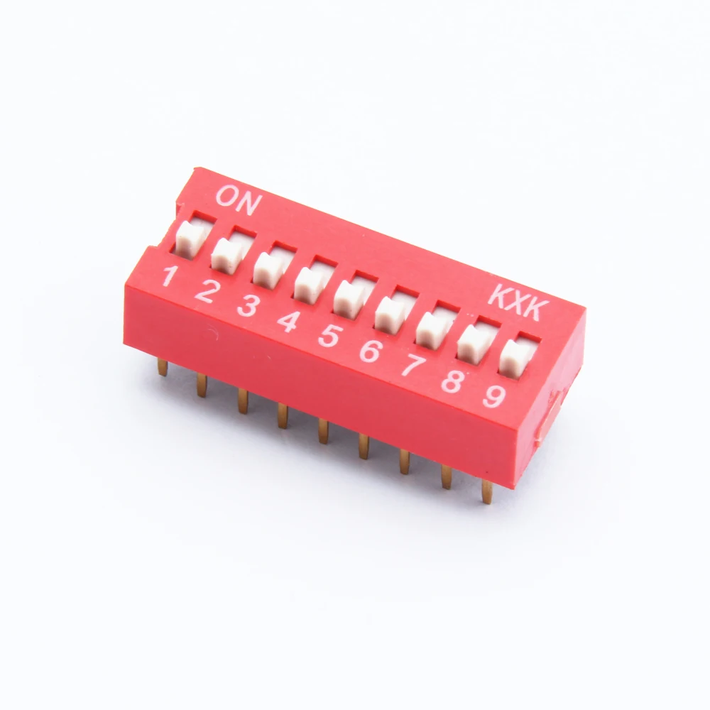 Glyduino 5 шт./лот слайд Тип модуль автоматического включения света 11 Размеры(1-12 бит) 2,54 мм расстояние DIP кодирования тумблеры для Arduino