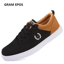 GRAM EPOS Unisex Spring Summer Autumn Big size 46 47 Flats Male Casual lace up Shoes Men Basket Femme Sapato Masculino Shoes