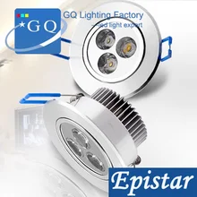 Почта Китая 5 шт./лот 3 Вт Светодиодный светильник Потолочные светильники Холодный/теплый/белый 85~ 265 в