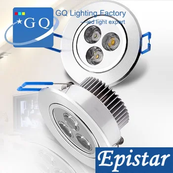 

china post 5pcs/lot 3W LED Downlight Lights Ceiling Lamp Cool/Warm/ White 85~265V