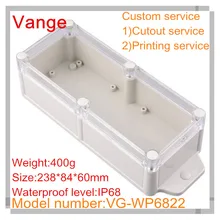 2 шт./лот для изготовления пресс-форм коммутационная коробка 238*84*60 мм IP68 водонепроницаемый корпус из АБС-пластика diy корпус для Электронная Печатная плата модуль