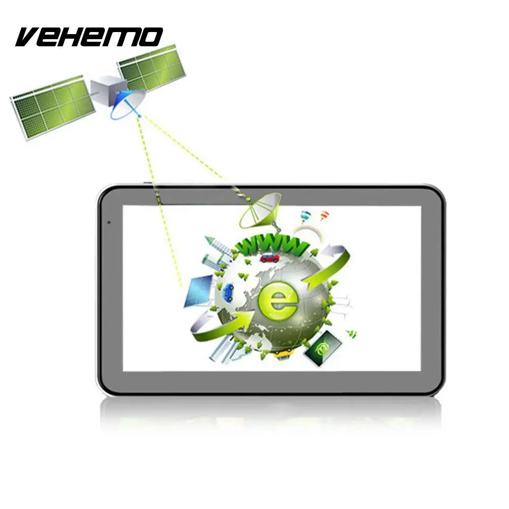 

Vehemo TFT LCD Car GPS Navigation Game Truck Navigator Universal Vehicle FM Radio Premium Video Player