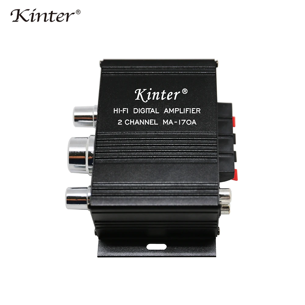 Kinter MA 170A мини усилитель аудио 2.0CH DC12V play стерео звук басы тройной контроль в