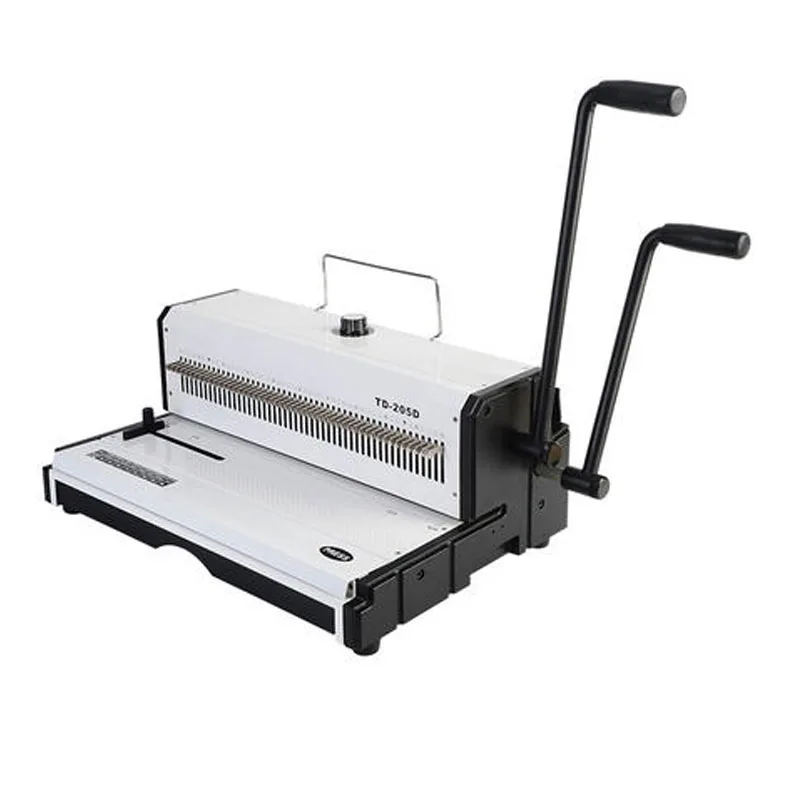 A3 Manual Spiral Wire Binding Machine Paper Puncher 46 Holes Paper
