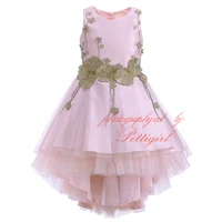 Cutestyles Summer Pink Tulle Embroidery Pageant Girl Dress Prom Dresses For Teenager 6-13Y Girls Children ClothingG-DMGD908-1045