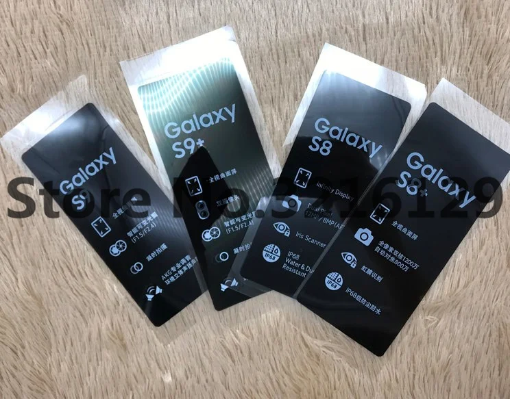 

100pcs/lot Factory Front Screen Protector Film For Samsung Galaxy S8 S9 S7 S6+edge s5 note 8 9 factory OEM new phone film