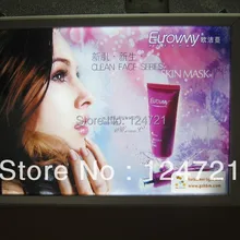 Новое изобретение A3 светодиодный алюминиевый lightbox кадров дисплея с висит с подсветкой панелей 5 шт./лот