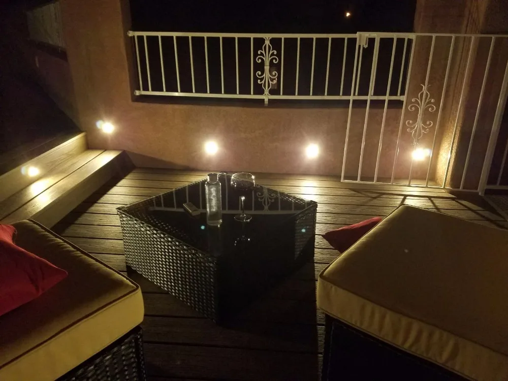 Cozinha à Prova Lâmpada do Armário Wi-fi Inteligente Temporizador Controlador Dimmer 10 Pçs - Lote 61 Milímetros 1.5 w Luzes Degrau Levou Ferroviário Deck Terraço d' Água 14 lote 61 milímetros 1.5 W Luzes Degrau