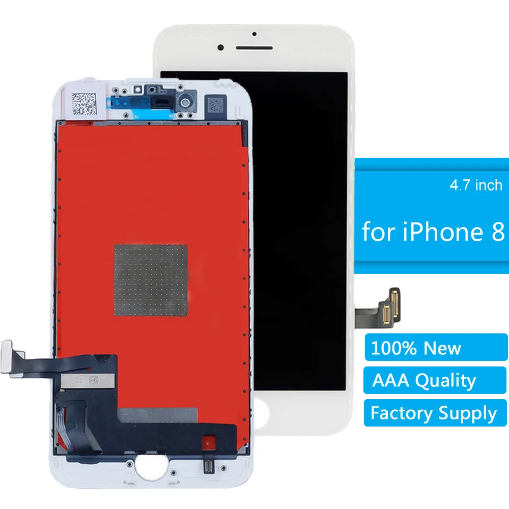 

for iPhone 8 3D Touch Screen High Quality LCD Display for iPhone 8 Digitizer Assembly Repair Replacement Screen With Frame