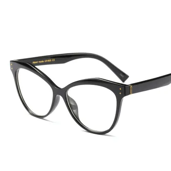 

Beauty Qualities Frame Male Fashion Cat Eye Solid Eyeglasses Frame Women Unisex Plastic Optical Glasses Frame Female 92113