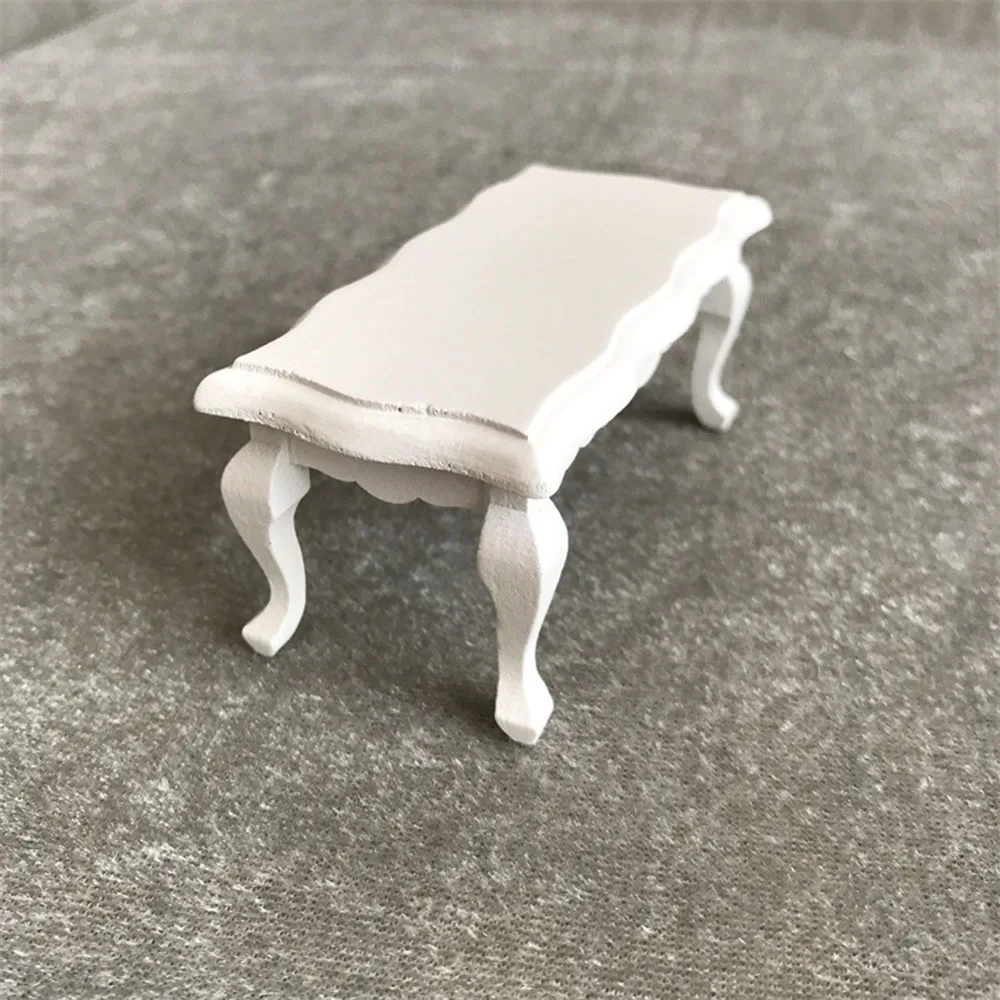 1/12 Dollhouse Miniature Accessories Mini Wooden Coffee Table Simulation End Table Furniture Toys for Doll House Decoration 1/12 Dollhouse Miniature Accessories Mini Wooden Coffee Table Simulation End Table Furniture Toys for Doll House Decoration