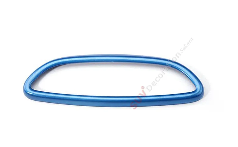 New! NEW!! For Porsche Macan 2014 2015 2016 BLUE ABS Inner Rearview Mirror Decorative Trim Low-equipped 1pcs dac709kh new