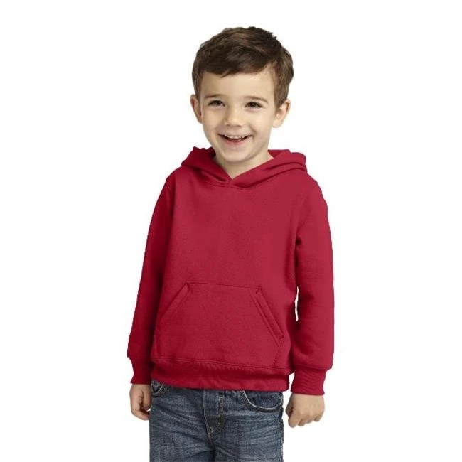 Precious Cargo CAR78TH Toddler Pullover Hooded Sweatshirt Red - 4 Toddler