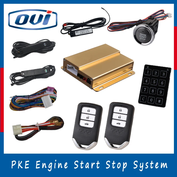 Best quality remote auto start universal security alarm system car