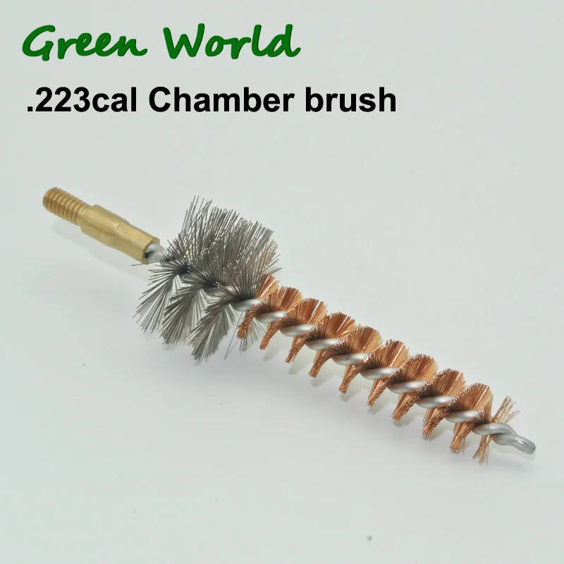 Green World 5 шт./лот 223cal фосфорная бронзовая камера щетка для чистки пистолета
