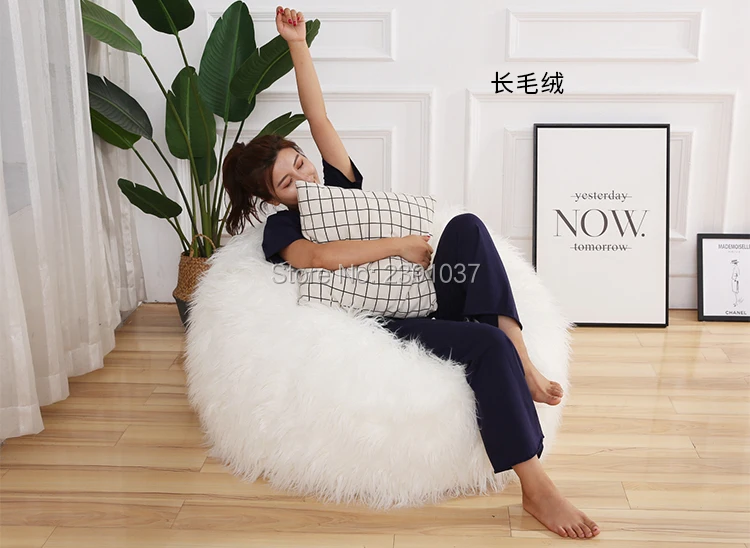 Белый длинный плюшевый диван для взрослых, спальни, диван татами, мини-диван, детский диван fauteuil enfant, Съемный и моющийся