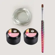 MSHARE стекловолокно строительный гель наборы набор для наращивания ногтей Ультрафиолетовый волоконный стеклянный 4 шт