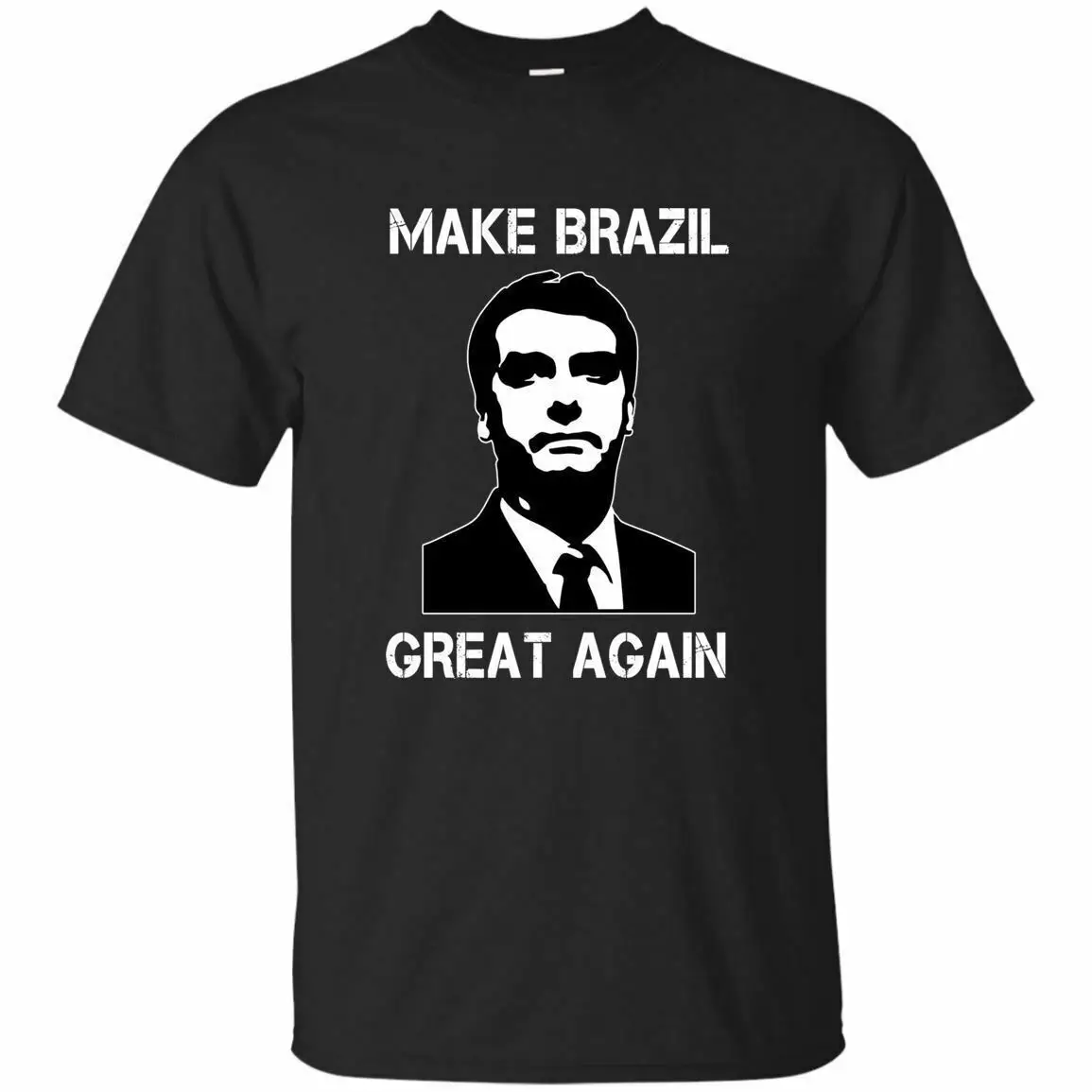 Bolsonaro President Make бразильская рубашка, Мужская футболка с коротким рукавом, Повседневная хлопковая одежда