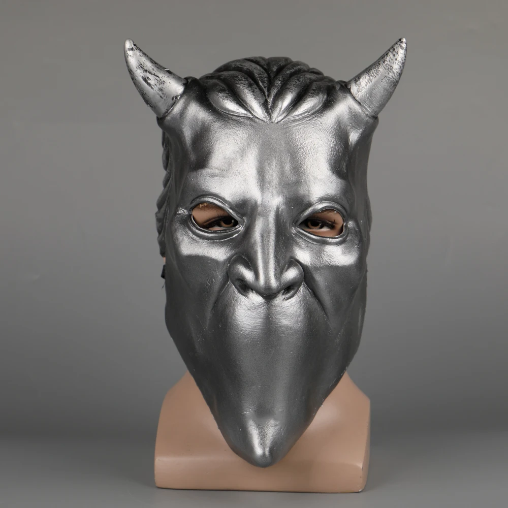 Ghost Nameless Ghoul Mask Cosplay Ghost B.C Rock Roll Band Latex Helmet Masks Halloween Party Props DropShipping (25)